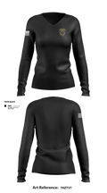 Wentworth Police Department 26377299 Women's Long Sleeve V-neck Shirt - 25