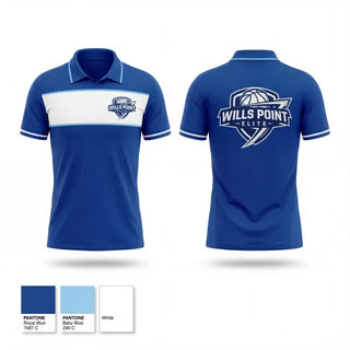 Short Sleeve Performance Polo, Wills Point Elite, Men's Basketball, Teamtime, Team time, sublimation, custom sports apparel, team uniforms, spirit wear, spiritwear, sports uniforms, custom shirts, team store, custom team store, fundraiser sports, apparel fundraiser