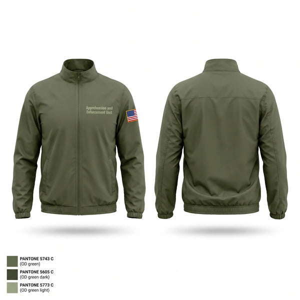 Windbreaker, Apprehension and Enforcement Unit, Police, Teamtime, Team time, sublimation, custom sports apparel, team uniforms, spirit wear, spiritwear, sports uniforms, custom shirts, team store, custom team store, fundraiser sports, apparel fundraiser