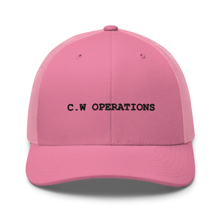 C.W Operations 41850268 Retro Trucker Hat | Yupoong 6606