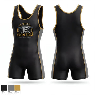 Iron edge wrestling academy 10827330 Wrestling Singlet - 2