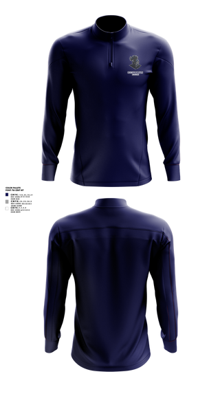 Quarter Zip Jacket, Cherryville Little Ironmen, , Teamtime, Team time, sublimation, custom sports apparel, team uniforms, spirit wear, spiritwear, sports uniforms, custom shirts, team store, custom team store, fundraiser sports, apparel fundraiser