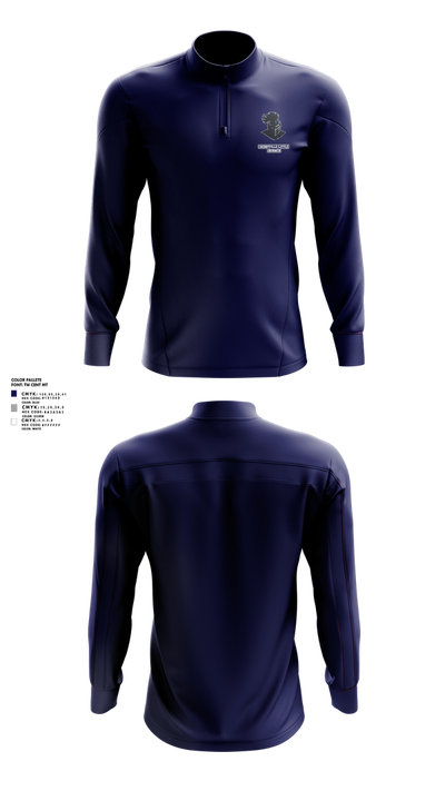 Cherryville Little Ironmen 6332066 Quarter Zip Jacket - 3