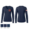 Southmayd Fire Dept. Women's Long Sleeve V-neck Shirt - 1