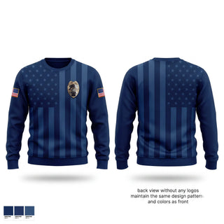 Crew Neck Sweatshirt, Versailles Police Department, Police, Teamtime, Team time, sublimation, custom sports apparel, team uniforms, spirit wear, spiritwear, sports uniforms, custom shirts, team store, custom team store, fundraiser sports, apparel fundraiser