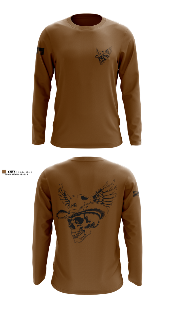 Long Sleeve Performance Shirt, HHB FMT, Army, Teamtime, Team time, sublimation, custom sports apparel, team uniforms, spirit wear, spiritwear, sports uniforms, custom shirts, team store, custom team store, fundraiser sports, apparel fundraiser