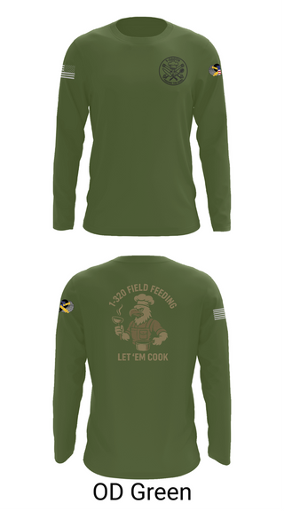 Long Sleeve Performance Shirt, 1-320th, , Teamtime, Team time, sublimation, custom sports apparel, team uniforms, spirit wear, spiritwear, sports uniforms, custom shirts, team store, custom team store, fundraiser sports, apparel fundraiser