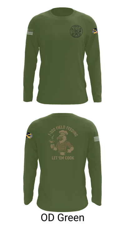 1-320th 33901003 Long Sleeve Performance Shirt 46