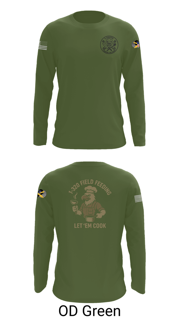 Long Sleeve Performance Shirt, 1-320th, , Teamtime, Team time, sublimation, custom sports apparel, team uniforms, spirit wear, spiritwear, sports uniforms, custom shirts, team store, custom team store, fundraiser sports, apparel fundraiser