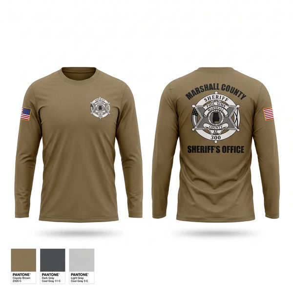 Long Sleeve Performance Shirt, Marshall county sheriff’s office, Police, Teamtime, Team time, sublimation, custom sports apparel, team uniforms, spirit wear, spiritwear, sports uniforms, custom shirts, team store, custom team store, fundraiser sports, apparel fundraiser