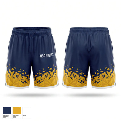 USS NIMITZ Athletic Shorts With Pockets - 1