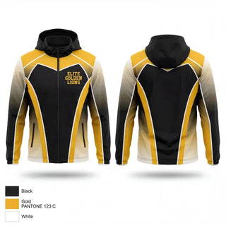 Windbreaker, Elite Golden Lions, , Teamtime, Team time, sublimation, custom sports apparel, team uniforms, spirit wear, spiritwear, sports uniforms, custom shirts, team store, custom team store, fundraiser sports, apparel fundraiser