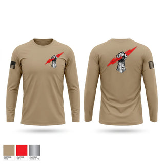 Long Sleeve Performance Shirt, WALK EM DOWN J FIST, Army, Teamtime, Team time, sublimation, custom sports apparel, team uniforms, spirit wear, spiritwear, sports uniforms, custom shirts, team store, custom team store, fundraiser sports, apparel fundraiser