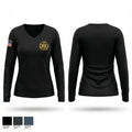 Pulaski County Sheriff’s Office 61155422 Women's Long Sleeve V-neck Shirt - 1
