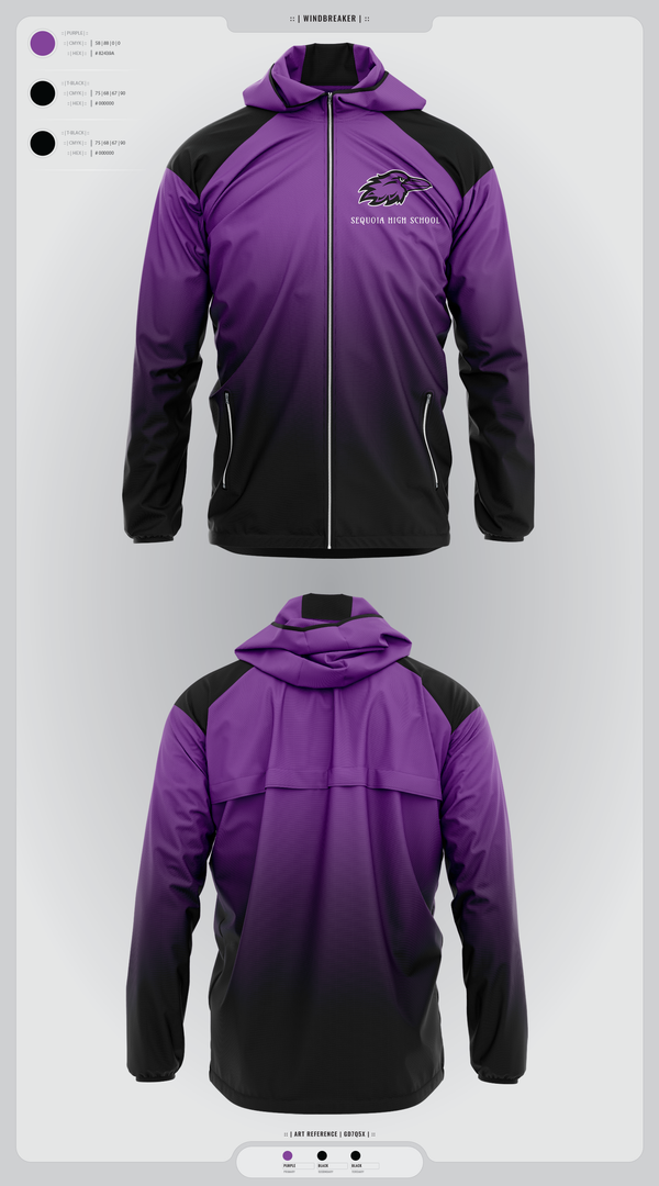 Windbreaker, Sequoia High School, , Teamtime, Team time, sublimation, custom sports apparel, team uniforms, spirit wear, spiritwear, sports uniforms, custom shirts, team store, custom team store, fundraiser sports, apparel fundraiser
