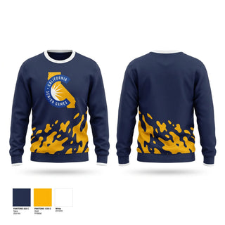 Crew Neck Sweatshirt, California Senior Games, , Teamtime, Team time, sublimation, custom sports apparel, team uniforms, spirit wear, spiritwear, sports uniforms, custom shirts, team store, custom team store, fundraiser sports, apparel fundraiser