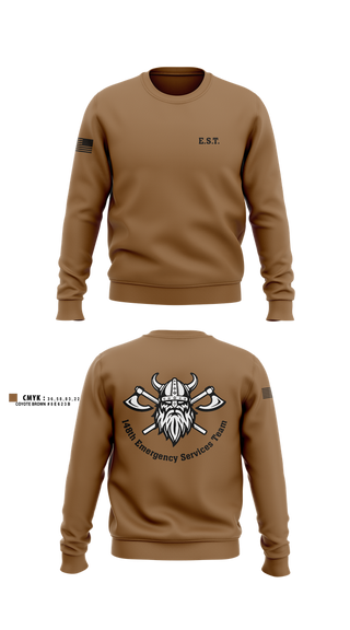 Crew Neck Sweatshirt, 148th E.S.T., Police, Teamtime, Team time, sublimation, custom sports apparel, team uniforms, spirit wear, spiritwear, sports uniforms, custom shirts, team store, custom team store, fundraiser sports, apparel fundraiser
