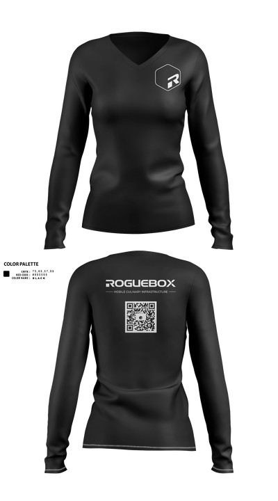 Roguebox Women's Long Sleeve V-neck Shirt - 21