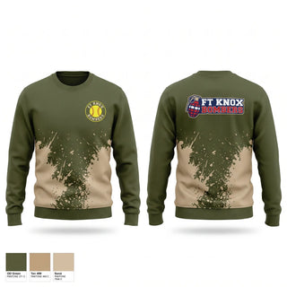 Crew Neck Sweatshirt, Fort Knox Bombers, Softball, Teamtime, Team time, sublimation, custom sports apparel, team uniforms, spirit wear, spiritwear, sports uniforms, custom shirts, team store, custom team store, fundraiser sports, apparel fundraiser