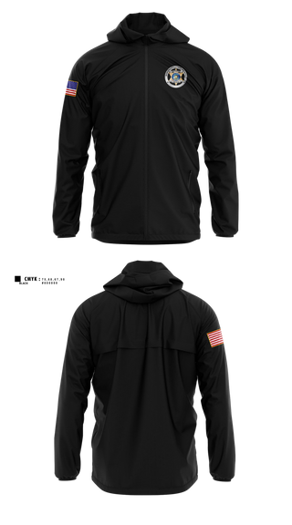 Windbreaker, Marathon County Sheriff, Police, Teamtime, Team time, sublimation, custom sports apparel, team uniforms, spirit wear, spiritwear, sports uniforms, custom shirts, team store, custom team store, fundraiser sports, apparel fundraiser