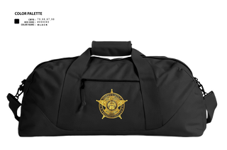 Duffle Bag, Rockdale County SO Honor Guard, Police, Teamtime, Team time, sublimation, custom sports apparel, team uniforms, spirit wear, spiritwear, sports uniforms, custom shirts, team store, custom team store, fundraiser sports, apparel fundraiser