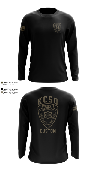 Long Sleeve Performance Shirt, Kemper County Sheriff’s Office, Police, Teamtime, Team time, sublimation, custom sports apparel, team uniforms, spirit wear, spiritwear, sports uniforms, custom shirts, team store, custom team store, fundraiser sports, apparel fundraiser