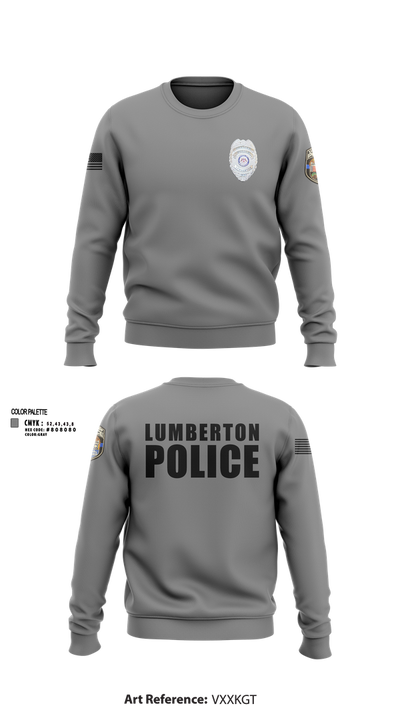 LUMBERTON POLICE 73149623 Crew Neck Sweatshirt - 102
