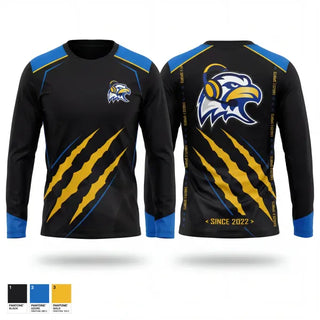 Long Sleeve Performance Shirt, HHS Eagles Esports, E-Sports, Teamtime, Team time, sublimation, custom sports apparel, team uniforms, spirit wear, spiritwear, sports uniforms, custom shirts, team store, custom team store, fundraiser sports, apparel fundraiser