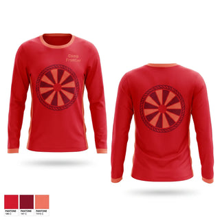 Long Sleeve Performance Shirt, Camp Frontier, Swimming, Teamtime, Team time, sublimation, custom sports apparel, team uniforms, spirit wear, spiritwear, sports uniforms, custom shirts, team store, custom team store, fundraiser sports, apparel fundraiser