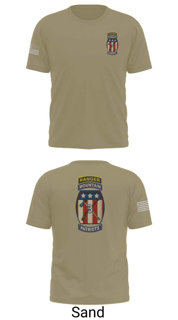 Short Sleeve Performance Shirt, 2-47 infantry 3rd BRG 10th MTN, Army, Teamtime, Team time, sublimation, custom sports apparel, team uniforms, spirit wear, spiritwear, sports uniforms, custom shirts, team store, custom team store, fundraiser sports, apparel fundraiser