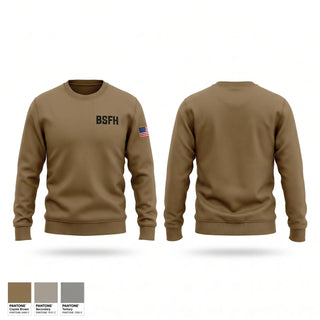 Crew Neck Sweatshirt, BSFH, Army, Teamtime, Team time, sublimation, custom sports apparel, team uniforms, spirit wear, spiritwear, sports uniforms, custom shirts, team store, custom team store, fundraiser sports, apparel fundraiser