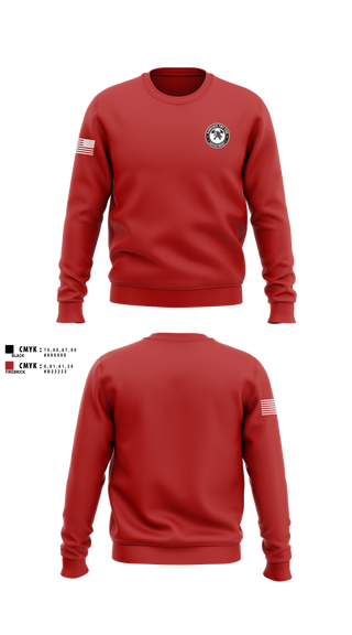 Crew Neck Sweatshirt, Kankakee Twp Fire, , Teamtime, Team time, sublimation, custom sports apparel, team uniforms, spirit wear, spiritwear, sports uniforms, custom shirts, team store, custom team store, fundraiser sports, apparel fundraiser