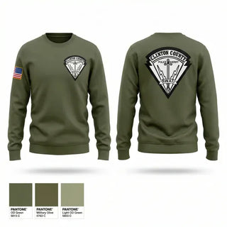 Crew Neck Sweatshirt, Clinton County SWAT, Police, Teamtime, Team time, sublimation, custom sports apparel, team uniforms, spirit wear, spiritwear, sports uniforms, custom shirts, team store, custom team store, fundraiser sports, apparel fundraiser