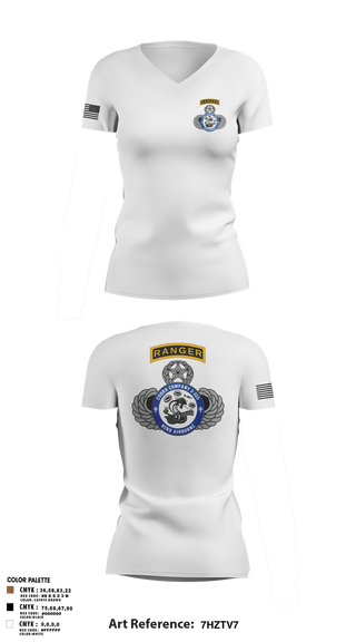 Womens Short Sleeve Vneck Shirt, Cobra Company, , Teamtime, Team time, sublimation, custom sports apparel, team uniforms, spirit wear, spiritwear, sports uniforms, custom shirts, team store, custom team store, fundraiser sports, apparel fundraiser