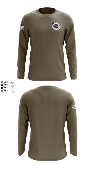Camp dick fire & rescue Long Sleeve Performance Shirt 122