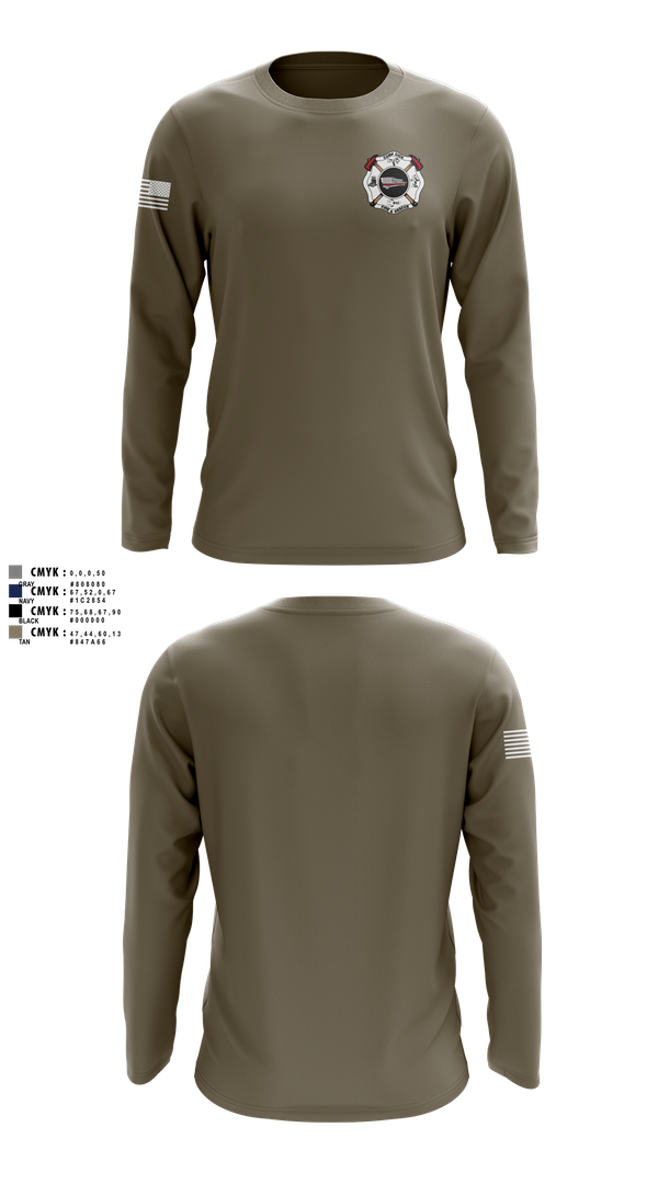 Long Sleeve Performance Shirt, Camp, Fire Department, Teamtime, Team time, sublimation, custom sports apparel, team uniforms, spirit wear, spiritwear, sports uniforms, custom shirts, team store, custom team store, fundraiser sports, apparel fundraiser