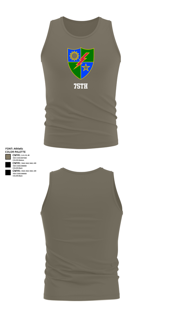 Tank Top, 75th, , Teamtime, Team time, sublimation, custom sports apparel, team uniforms, spirit wear, spiritwear, sports uniforms, custom shirts, team store, custom team store, fundraiser sports, apparel fundraiser