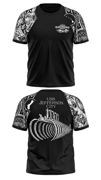 USS JEFFERSON CITY 86989980 Short Sleeve Performance Shirt - 10