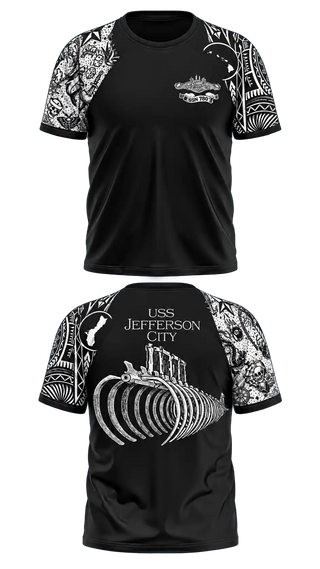 Old School Cotton Shirt, USS JEFFERSON CITY, , Teamtime, Team time, sublimation, custom sports apparel, team uniforms, spirit wear, spiritwear, sports uniforms, custom shirts, team store, custom team store, fundraiser sports, apparel fundraiser