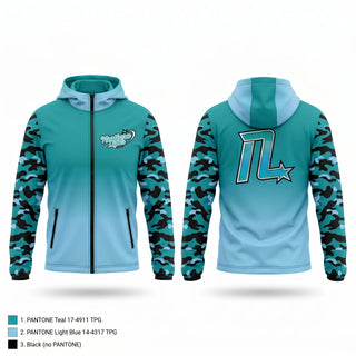 Windbreaker, NL Amherst, Cheer, Teamtime, Team time, sublimation, custom sports apparel, team uniforms, spirit wear, spiritwear, sports uniforms, custom shirts, team store, custom team store, fundraiser sports, apparel fundraiser