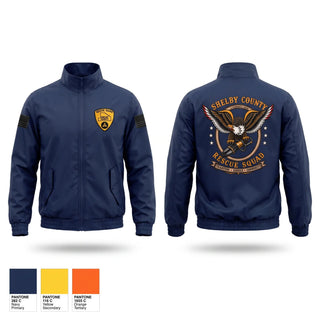 Windbreaker, Shelby County Rescue Squad, Fire Department, Teamtime, Team time, sublimation, custom sports apparel, team uniforms, spirit wear, spiritwear, sports uniforms, custom shirts, team store, custom team store, fundraiser sports, apparel fundraiser