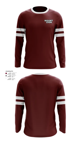Long Sleeve Performance Shirt, Mount Zion, Men's Basketball, Teamtime, Team time, sublimation, custom sports apparel, team uniforms, spirit wear, spiritwear, sports uniforms, custom shirts, team store, custom team store, fundraiser sports, apparel fundraiser