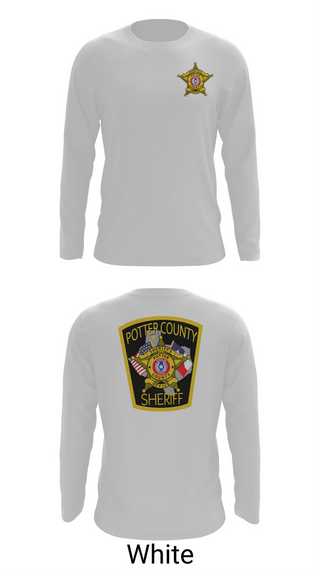 Long Sleeve Performance Shirt, Potter County Sheriff's Office, Police, Teamtime, Team time, sublimation, custom sports apparel, team uniforms, spirit wear, spiritwear, sports uniforms, custom shirts, team store, custom team store, fundraiser sports, apparel fundraiser