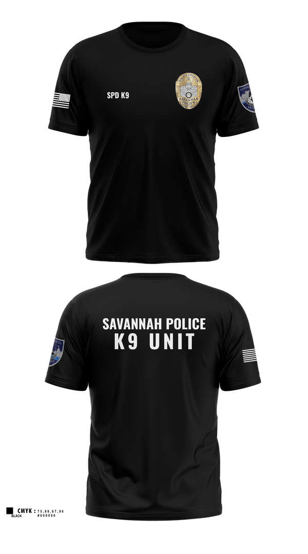 Short Sleeve Performance Shirt, SPD K9, Police, Teamtime, Team time, sublimation, custom sports apparel, team uniforms, spirit wear, spiritwear, sports uniforms, custom shirts, team store, custom team store, fundraiser sports, apparel fundraiser