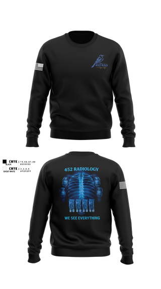 Crew Neck Sweatshirt, 452 MED DET, Army, Teamtime, Team time, sublimation, custom sports apparel, team uniforms, spirit wear, spiritwear, sports uniforms, custom shirts, team store, custom team store, fundraiser sports, apparel fundraiser