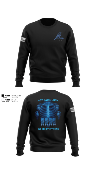 Crew Neck Sweatshirt, 452 MED DET, Army, Teamtime, Team time, sublimation, custom sports apparel, team uniforms, spirit wear, spiritwear, sports uniforms, custom shirts, team store, custom team store, fundraiser sports, apparel fundraiser