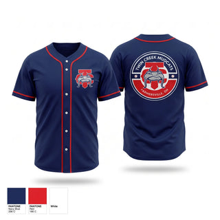 Full Button Baseball Jersey, Mudcats, Baseball, Teamtime, Team time, sublimation, custom sports apparel, team uniforms, spirit wear, spiritwear, sports uniforms, custom shirts, team store, custom team store, fundraiser sports, apparel fundraiser