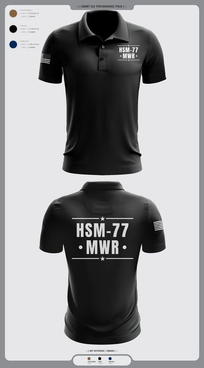 HSM-77 MWR 54616922 Short Sleeve Performance Polo - 2