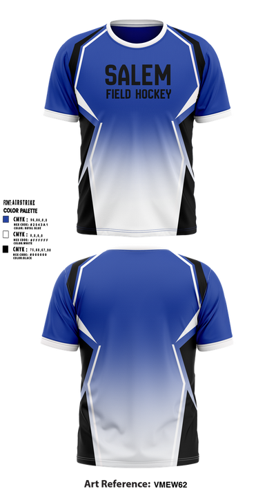 Salem High School Field Hockey 91435181 Old School Cotton Feel Shirt - 10