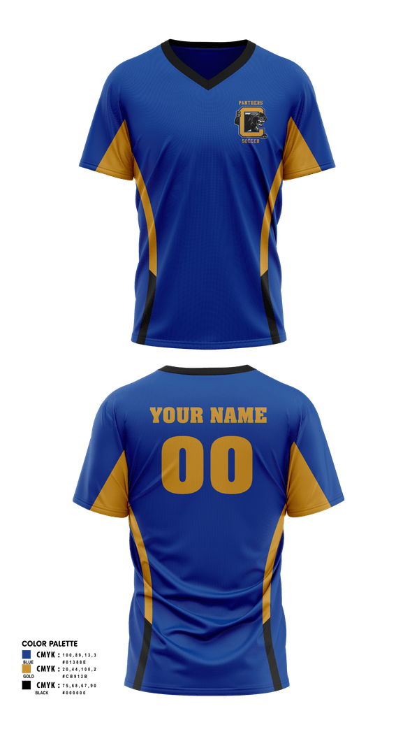 Mens Soccer Jersey, Panthers, Men's Soccer, Teamtime, Team time, sublimation, custom sports apparel, team uniforms, spirit wear, spiritwear, sports uniforms, custom shirts, team store, custom team store, fundraiser sports, apparel fundraiser